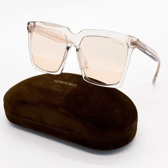 NEW TOM FORD SABRINA-02 TF764 20Z WOMEN SQUARE SUNGLASSES FT0764/S 20Z NEW TOM FORD SABRINA-02 TF764 20Z WOMEN SQUARE SUNGLASSES  main image 2